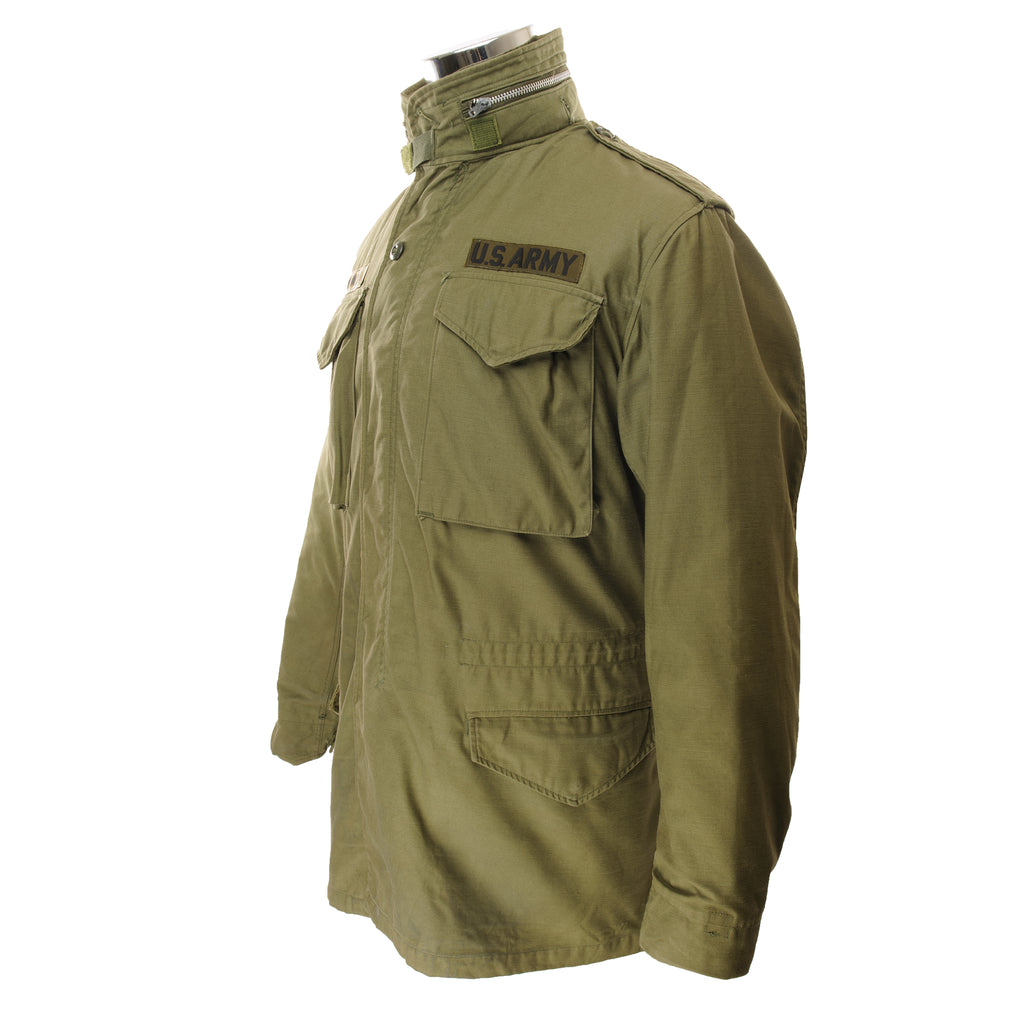Vintage US Army M-1965 M65 Field Jacket 1971 Size Small Long. DSA 100-71-C-0201 Stock No: 8405-782-2937