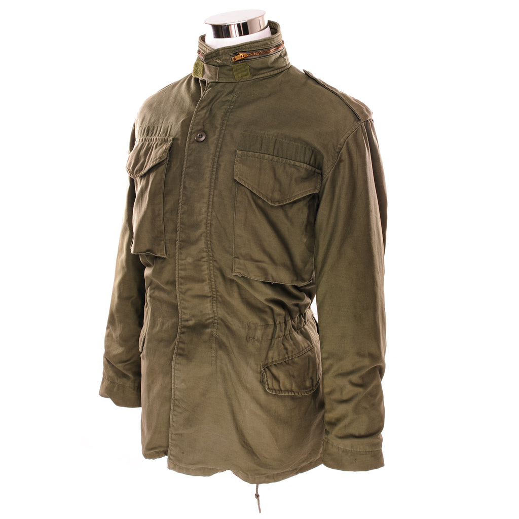 Vintage US Army M-1965 M65 Field Jacket 1981 Size Small Long. Stock NO. 8415-00-782-2937 DLA100-81-C-3462