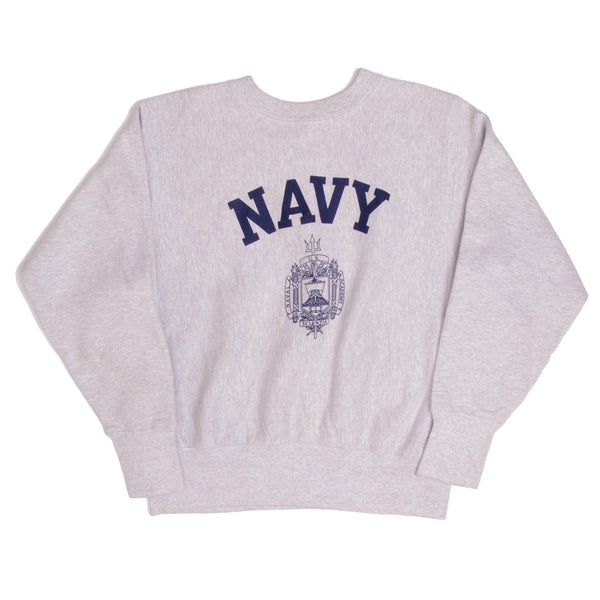 Vintage United States Navy US Naval Academy Hoodie Sweatshirt Size XS Made In USA.