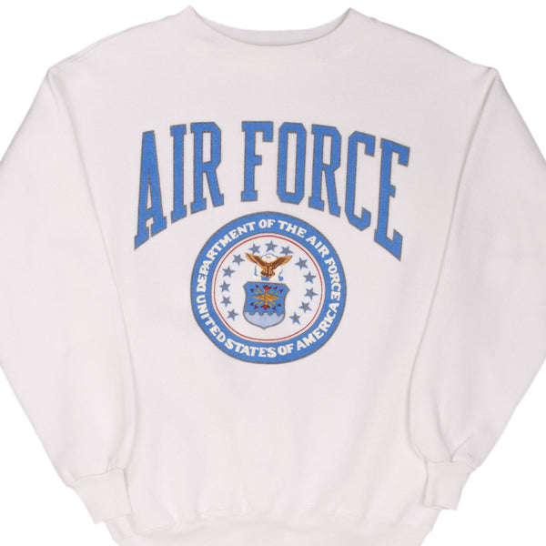 Vintage United States Air Force USAF Sweatshirt 1980S 1990S Size Large Made In USA.
