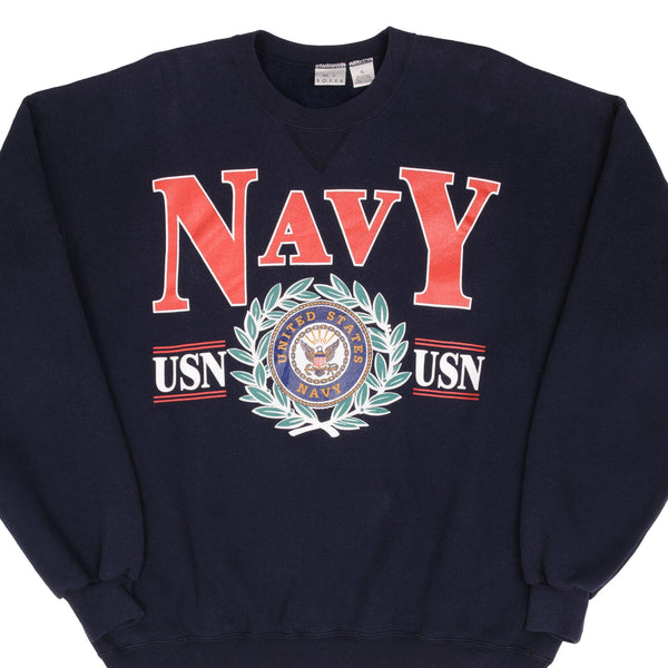 Vintage United States Navy Sweatshirt Crewneck Size XL Made In USA
