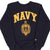 Vintage Usn Us Navy Reverse Weave Blue MV Pro Weave Sweatshirt Size Small Made In Usa