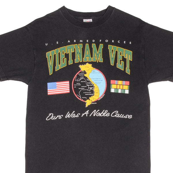 Vintage US Army Vietnam Veteran Our Was A Noble Cause Tee Shirt 1992 Size Medium 
