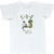 Front of white C-2-2 Charging Charlie T-shirt with green, yellow, black and red graphic.