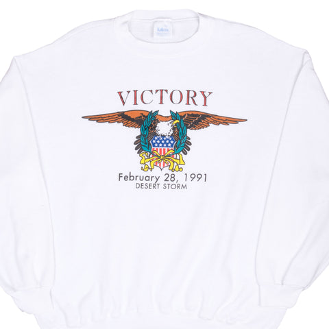 Vintage Us Army Desert Storm Operation Sweatshirt 1991 Size XL Made In Usa