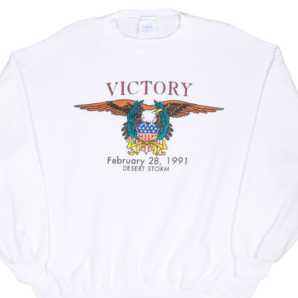 Vintage Us Army Desert Storm Operation Sweatshirt 1991 Size XL Made In Usa