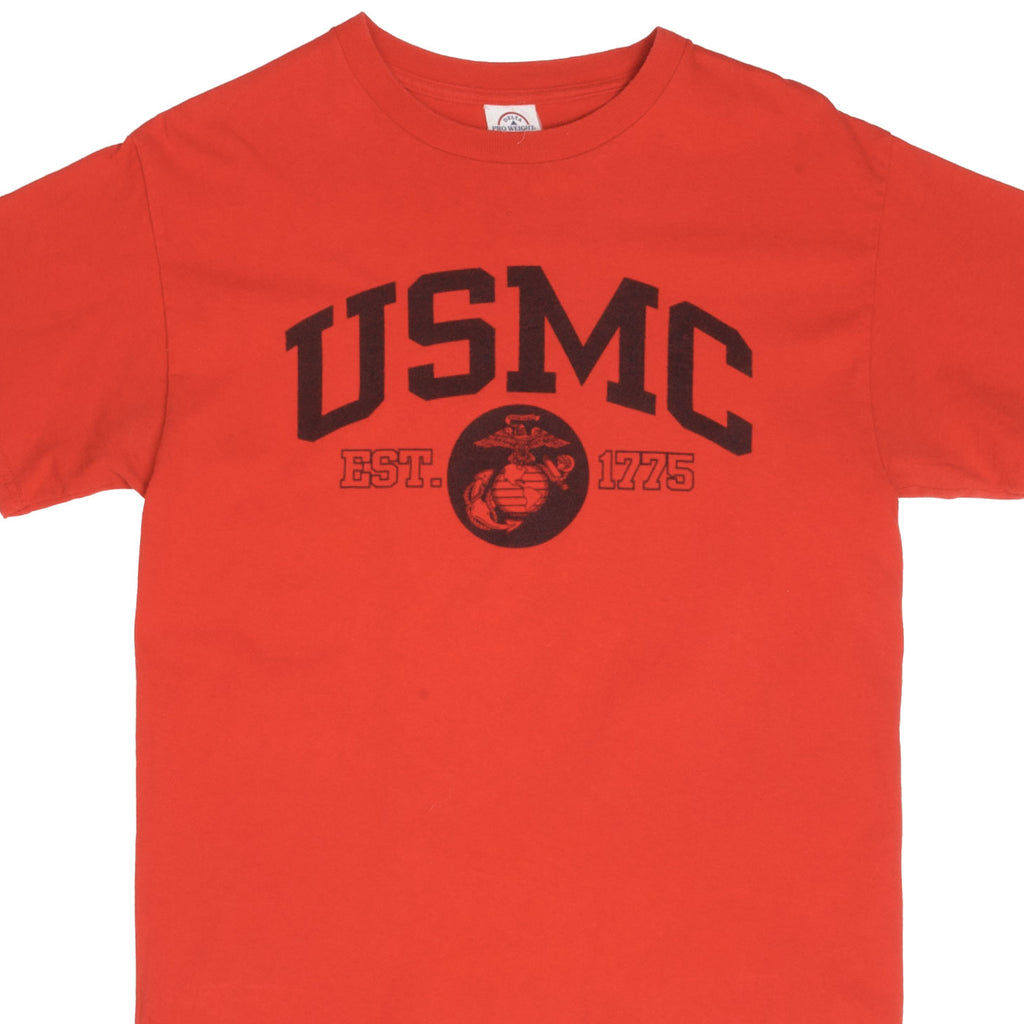 Vintage USMC United States Marines Corporation EST 1775 Tee Shirt 1990S Size Medium