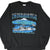 Front of black USN USS Ingraham FFG-61 sweatshirt with ship and mountain graphic.