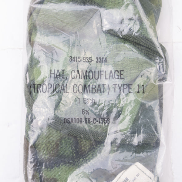Vintage Us Army ERDL Camo Boonie Hat 1968 Size 6 7/8 Deadstock