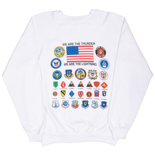 Vintage Us Army Desert Storm Operation Sweatshirt 1991 Size Large Made In Usa
