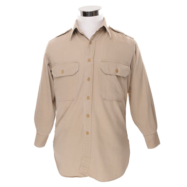 Vintage Us Army Officer Shirt Post WW2 Size 15X32