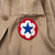 VINTAGE US ARMY OFFICER KHAKI SHIRT PATCHED WW2 SIZE 15 1/2 X 33