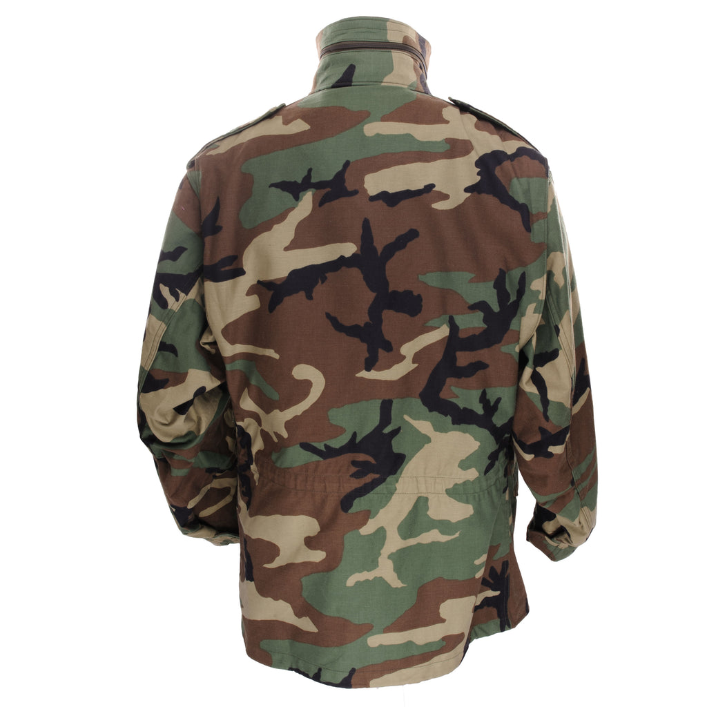Vintage US Army Woodland Camo M-65 Jacket - Without Liner
