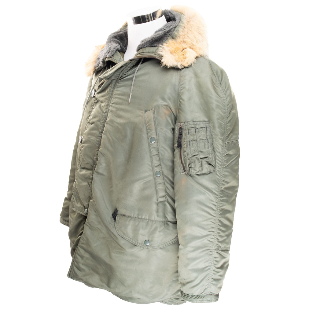 VINTAGE USAF N-3B N3B FLIGHT PARKA 1964 VIETNAM WAR SIZE MEDIUM
