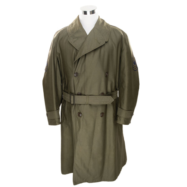 Vintage Us Army Overcoat Trench Coat W Liner 1946 Post Ww2 Size Large Regualar

Master Sergent Patch
