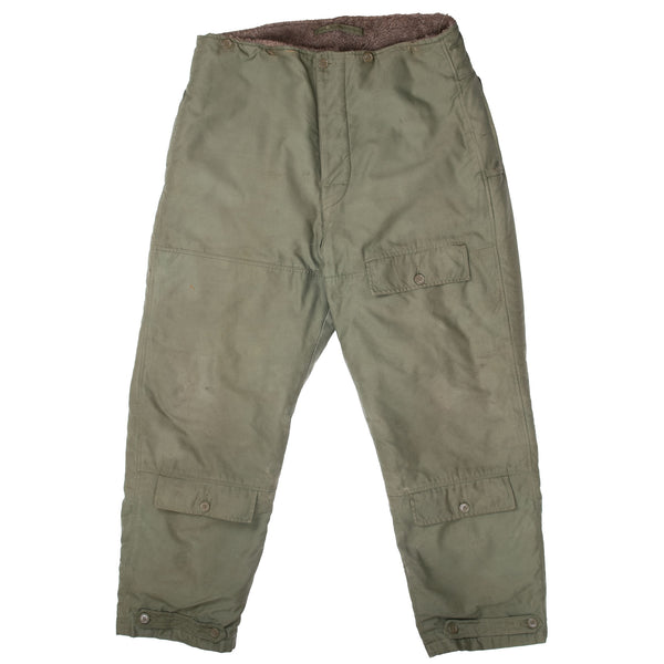 Vintage US Army Fur Lined Air Forces Flying Trousers Type A-9 World War 2 Era Size 42


