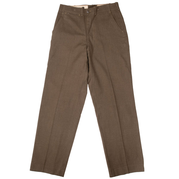 Vintage Us Army Wool Olive Drab Trousers Pants 1950 Korean War Size 32X34

Size Tag Says 33X35 Actual Size Is 32X34