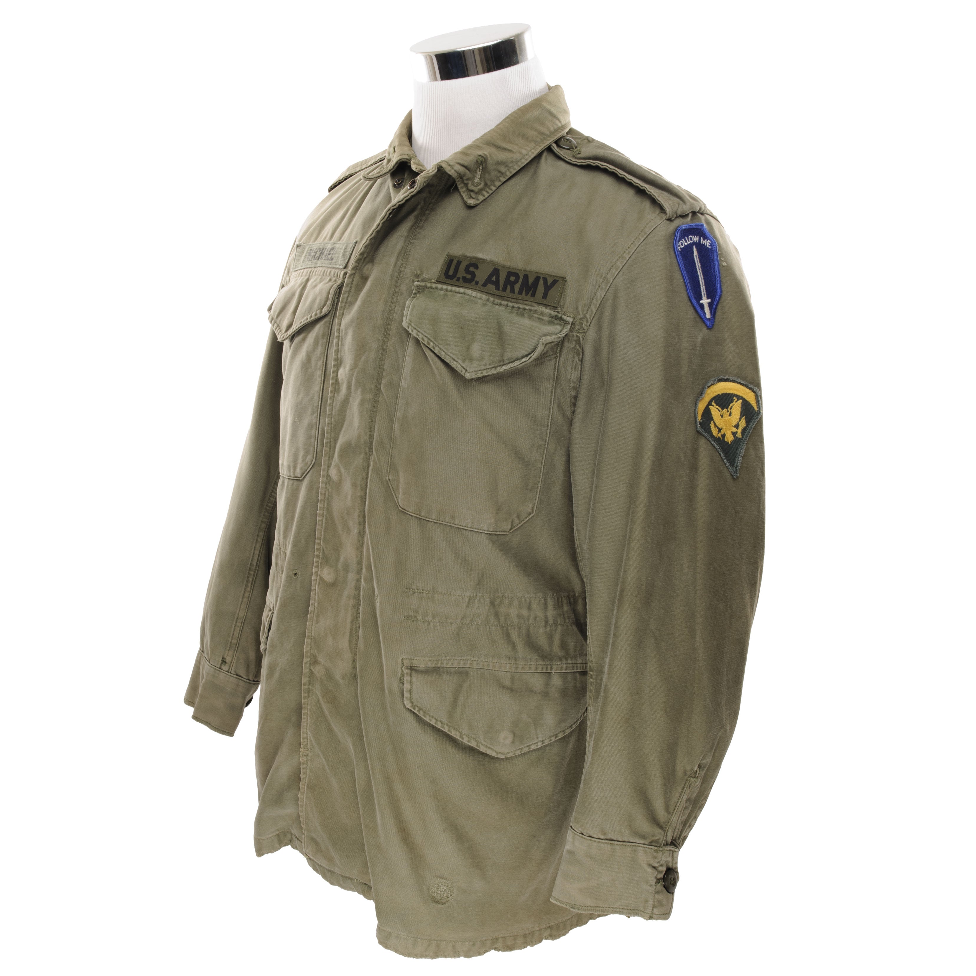 Army patch jacket sales