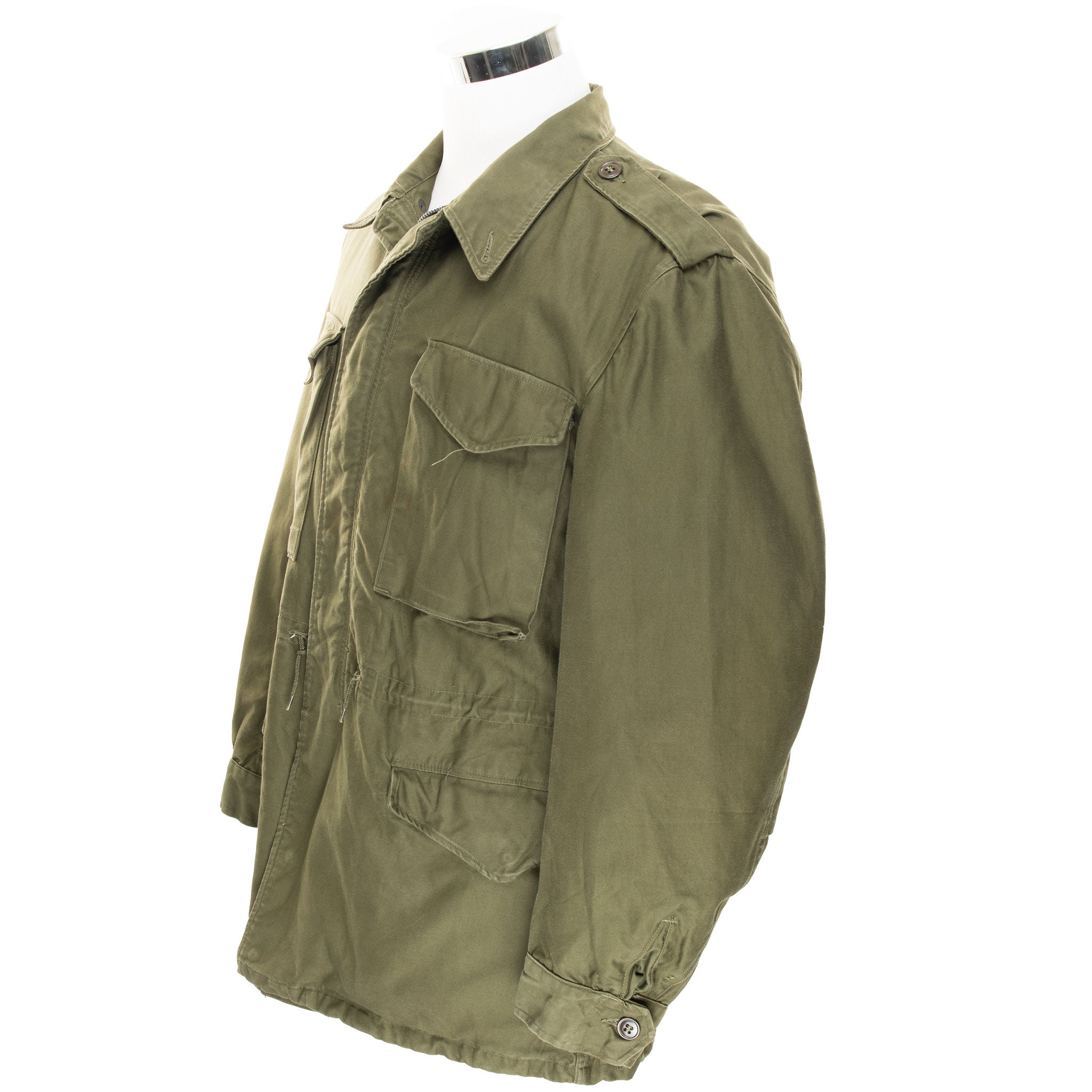 VINTAGE US ARMY M51 FIELD JACKET 1952 KOREAN WAR SIZE MEDIUM LONG