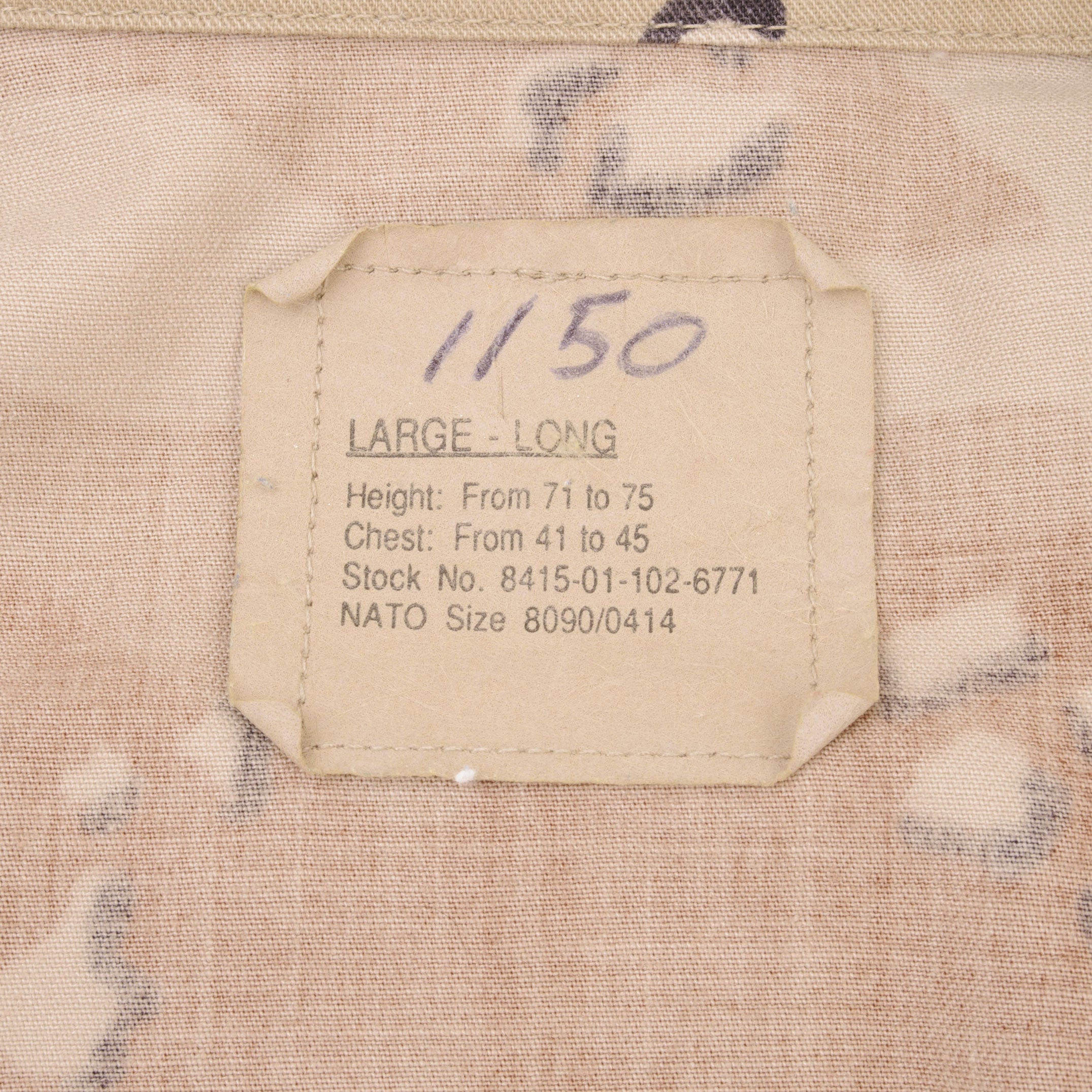 VINTAGE US ARMY DESERT CAMO CHOCOLATE CHIP JACKET 1990 LARGE LONG vintage-us-army-desert-camo-chocolate-chip-jacket-1990-large-long