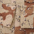 Vintage US Army Choc Chip Desert Camouflage Pattern Combat Jacket 1990 Size Large Regular