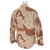 Vintage US Army Choc Chip Desert Camouflage Pattern Combat Jacket 1990 Size Medium Long