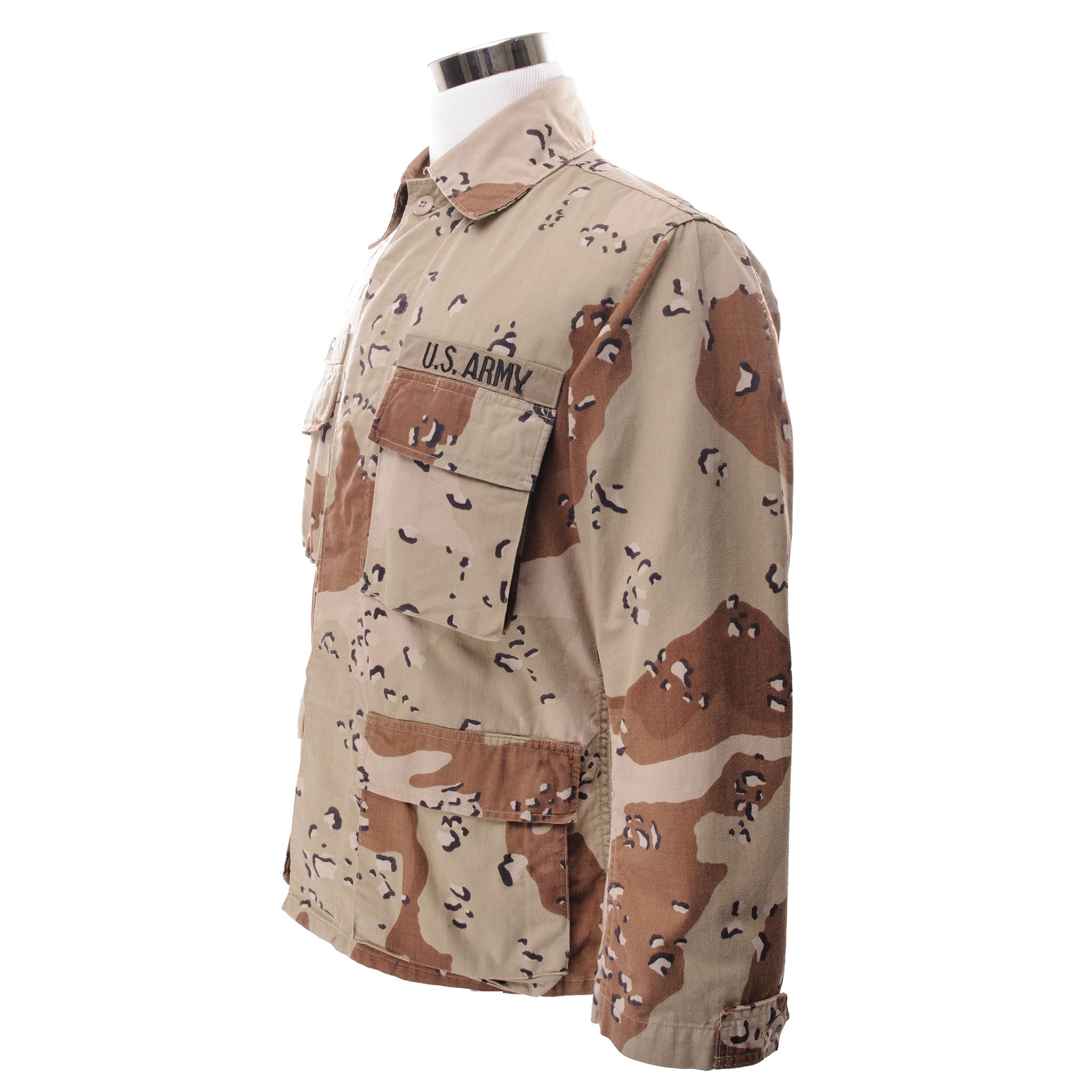 VINTAGE US ARMY DESERT CAMO CHOCOLATE CHIP COMBAT JACKET