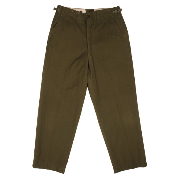Vintage Us Army M51 Field Wool Trousers Pants 1953 Korean War Size Medium Regular 19 MAY 1953 TAP-1763-01-1821-C-53