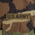 Vintage US Army M-1965 M65 Woodland Camouflage Pattern Patched Field Jacket 1992 Size Large Long  DLA100-91-C-0371  Patch: Us Army, Soldier Miner, 42Nd Infantry, Staff Sergeant