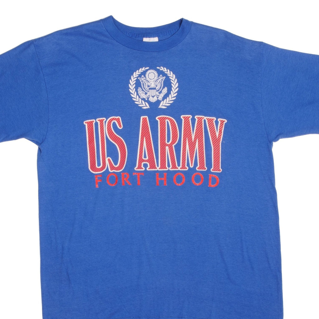 VINTAGE US ARMY FORT HOOD TEE SHIRT 1990S SIZE LARGE MADE IN USA