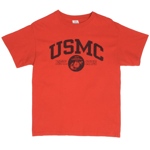 Vintage USMC United States Marines Corporation EST 1775 Tee Shirt 1990S Size Medium