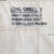 Close-up of the faded Small size label inside the US Army M51 wool field trousers.