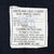US Navy wool flannel jumper spec label, size 40 Regular, DSA 100-69-C-1910