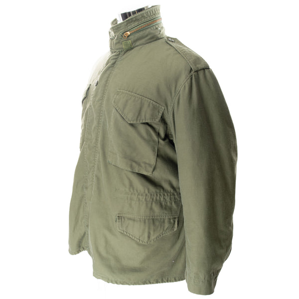 Vintage Us Army M-1965 M65 Field Jacket 1967 Vietnam War Size Medium Regular