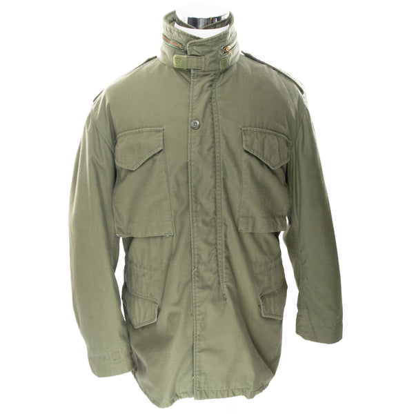 Vintage Us Army M-1965 M65 Field Jacket 1967 Vietnam War Size Medium Regular