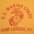 Vintage USMC US Marine Corps Short Sleeve Yellow Sweatshirt 1990S Size Large