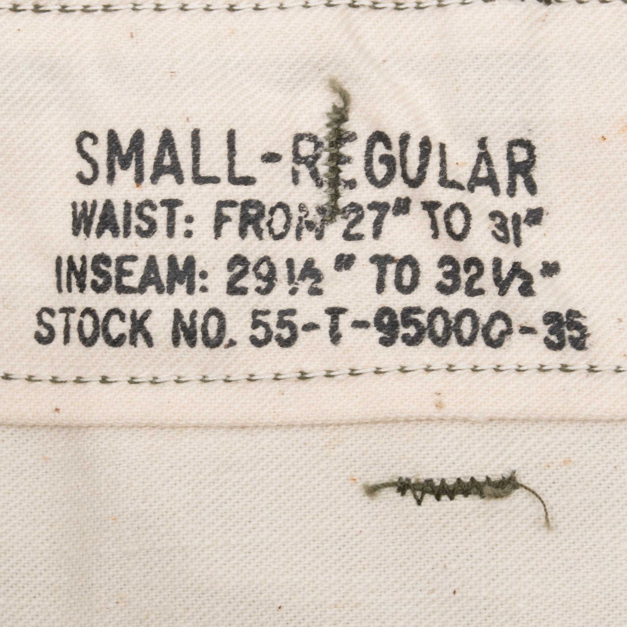 VINTAGE US ARMY FIELD TROUSERS PANTS M51 1951 KOREAN WAR