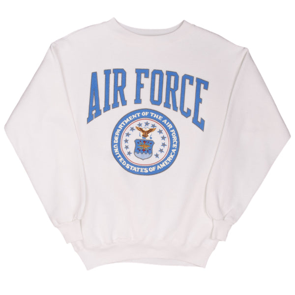 Vintage United States Air Force USAF Sweatshirt 1980S 1990S Size Large Made In USA.