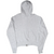 Back of gray US Army Champion full-zip hoodie with plain body and hood