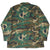 Back view of USMC woodland hot weather coat showing the full camouflage pattern
