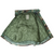 Open US Army M65 Woodland camo field jacket showing the attached green quilted liner