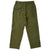 Back of olive green US Army M51 field wool trousers with two buttoned flap pockets
