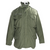 Front of olive green US Army M65 field jacket with four flap pockets and Hall name tape