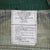 Inside spec label for USMC hot weather camouflage coat with DLA100-81-C-3100 contract number