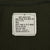Spec label for OG 108 wool and nylon man's field shirt, size Small