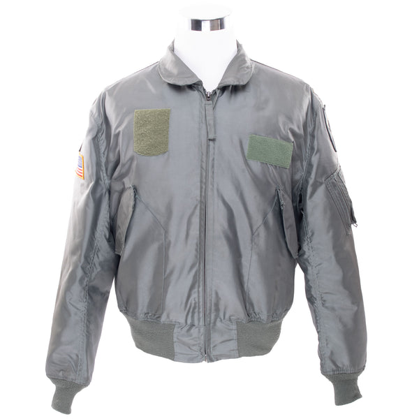 VINTAGE USAF AIR FORCE SUMMER FLYERS JACKET PATCHED CWU 36/P 2000 SIZE XL