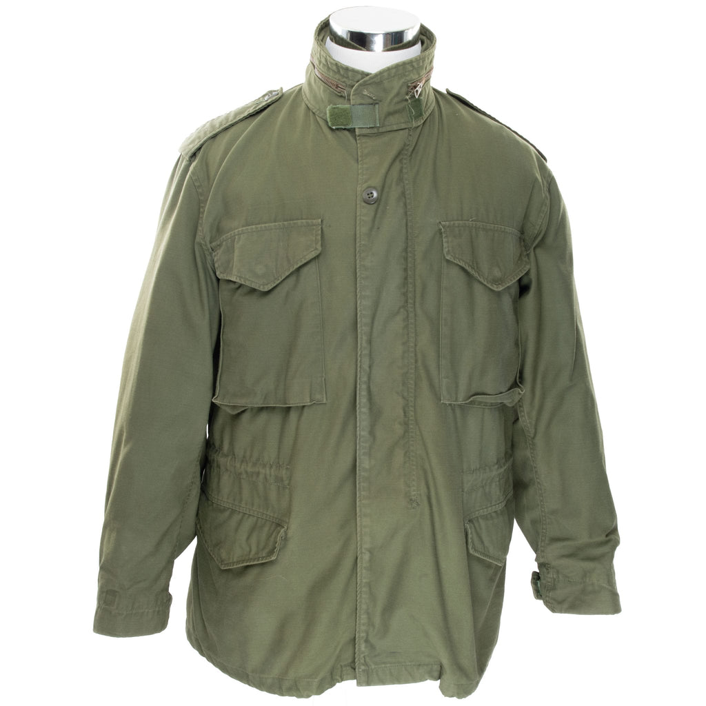 VINTAGE US ARMY M65 FIELD JACKET W LINER 1974 VIETNAM WAR SIZE MEDIUM REGULAR