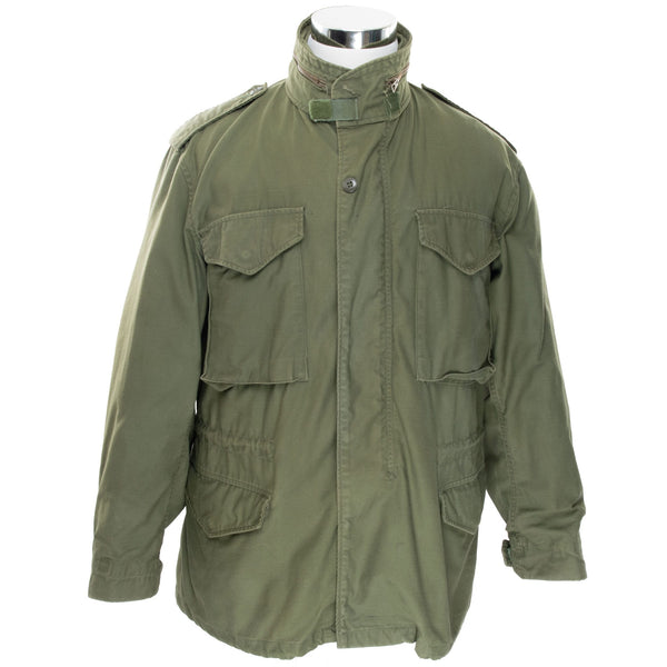 VINTAGE US ARMY M65 FIELD JACKET W LINER 1974 VIETNAM WAR SIZE MEDIUM REGULAR