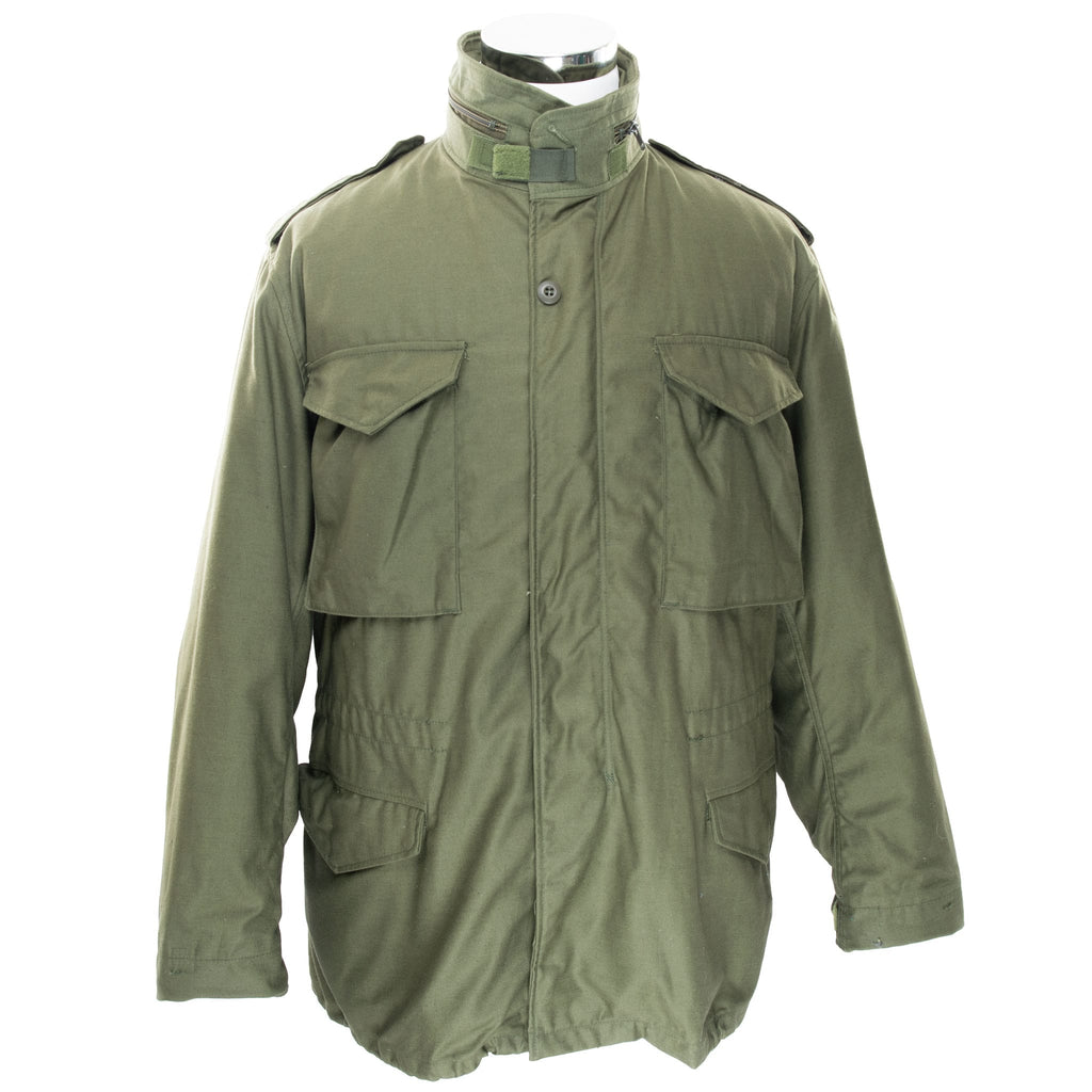 VINTAGE US ARMY M1965 M65 FIELD JACKET 1986 MEDIUM REGULAR DEADSTOCK NOS