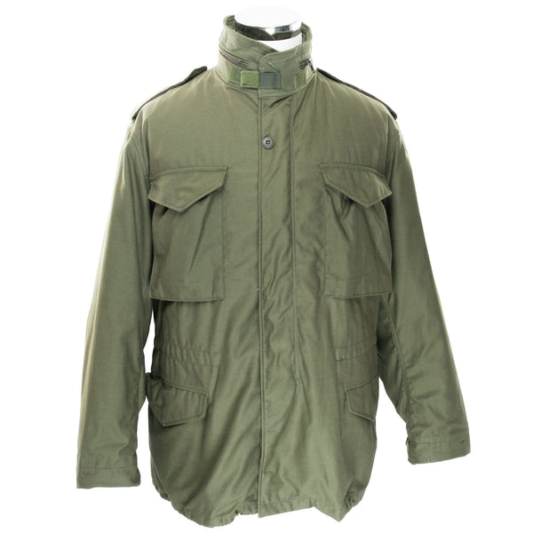 VINTAGE US ARMY M1965 M65 FIELD JACKET 1986 MEDIUM REGULAR DEADSTOCK NOS
